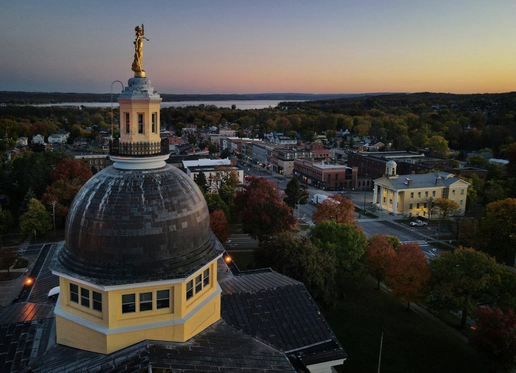Canandaigua drone photo