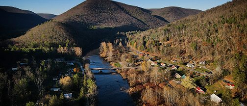 drone scenic photo